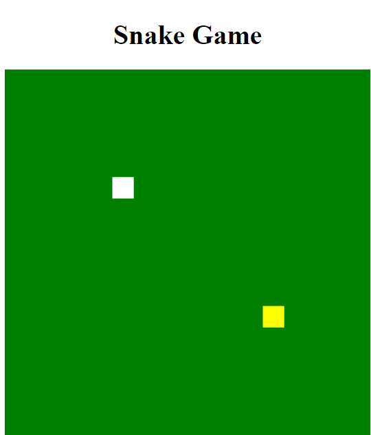 Snake Game Screenshot